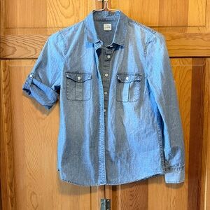 J. Crew Women’s Light Jean Button Down Shirt